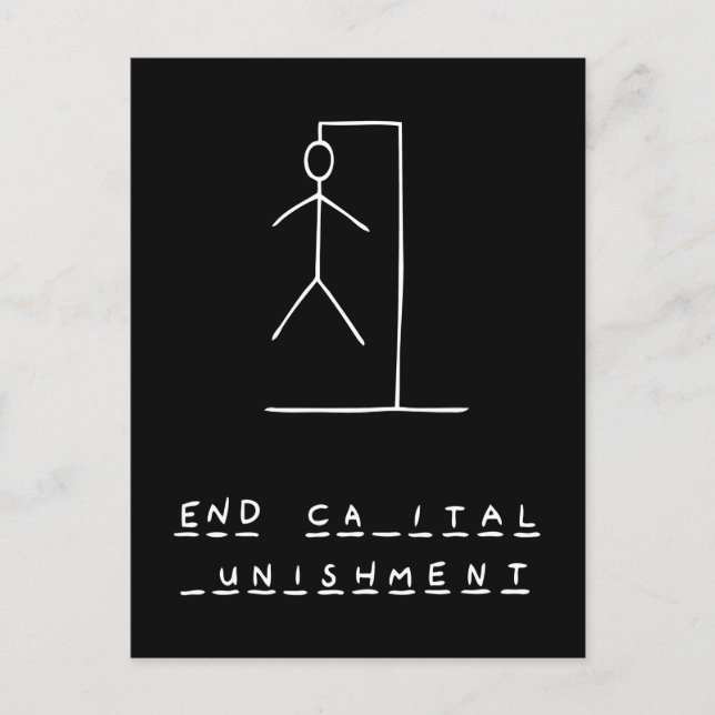 Ironic Hangman Vykort (Framsida)
