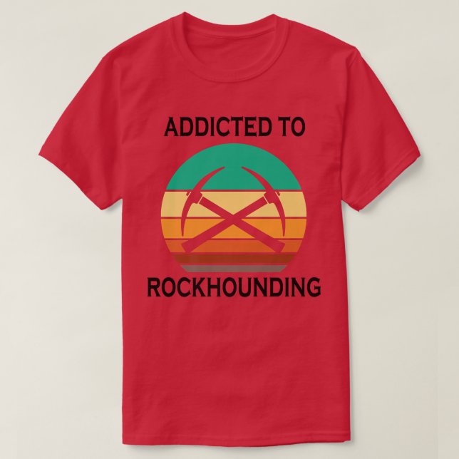 Ironic Sayed Sten Rockhounding Earth Pre T Shirt (Design framsida)
