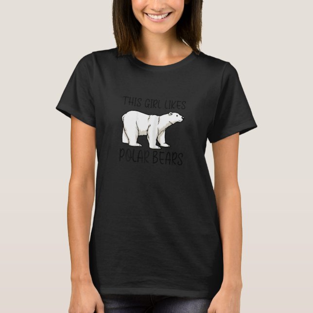 Ironic Saying Cute Polar Bears Wilderness T Shirt (Framsida)
