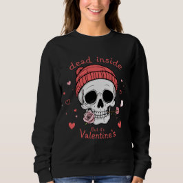 Ironic Valentine Skull T Shirt