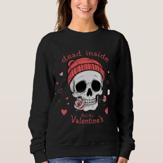 Ironic Valentine Skull T Shirt