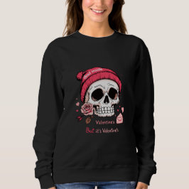 Ironic Valentine Skull T Shirt
