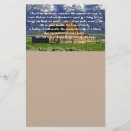 Ironier of Life Inspirational Brevpapper