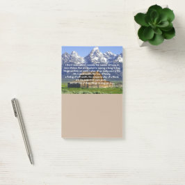 Ironier of Life Inspirational Post-it Block