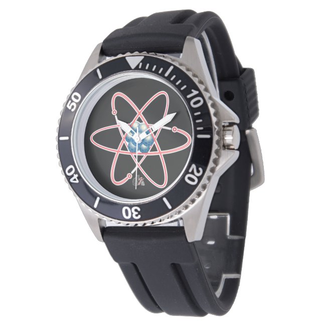 Ironisk Atomklocka Armbandsur (Vinklad)