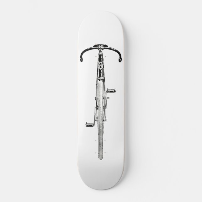 Ironisk cykelridning skateboard bräda 20 cm (Framsida)