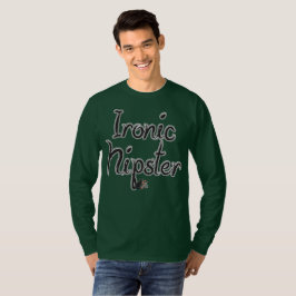 Ironisk Hipster T Shirt
