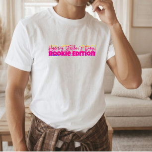 Ironisk slogan Nyblivna pappors första fars dag hu T Shirt
