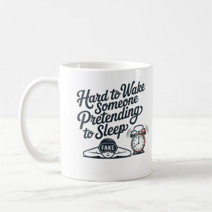 Ironisk väckarklocka present kaffemugg