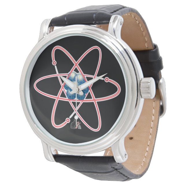 Ironiskt atomenergiorgan armbandsur (Vinklad)