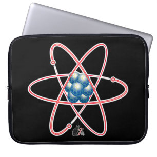Ironiskt atomenergiorgan laptop fodral