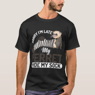 Ironiskt att säga min färd Gömmer mitt sock Animal T Shirt