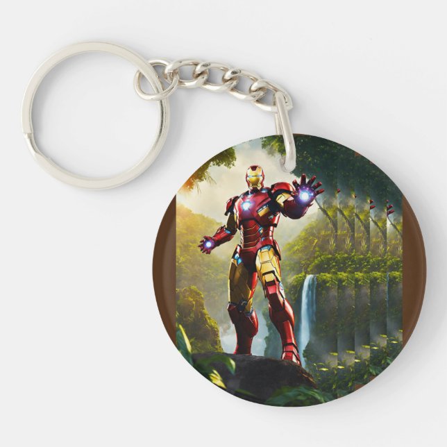 Ironman Prated Beval Keychain (Framsidan)
