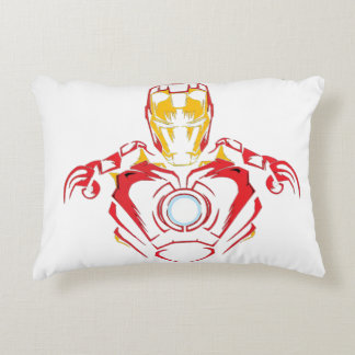 Ironman Vector Dräkt - Lysande Bågkärna Prydnadskudde