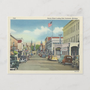 Ironwood Michigan Vykort