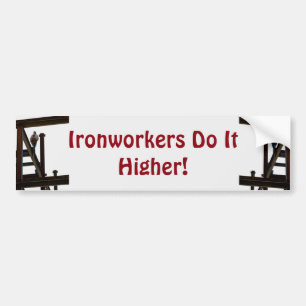 Ironworkers gör det högre bildekal