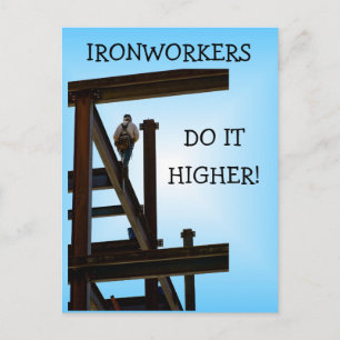 Ironworking gör det med ett högre vykort
