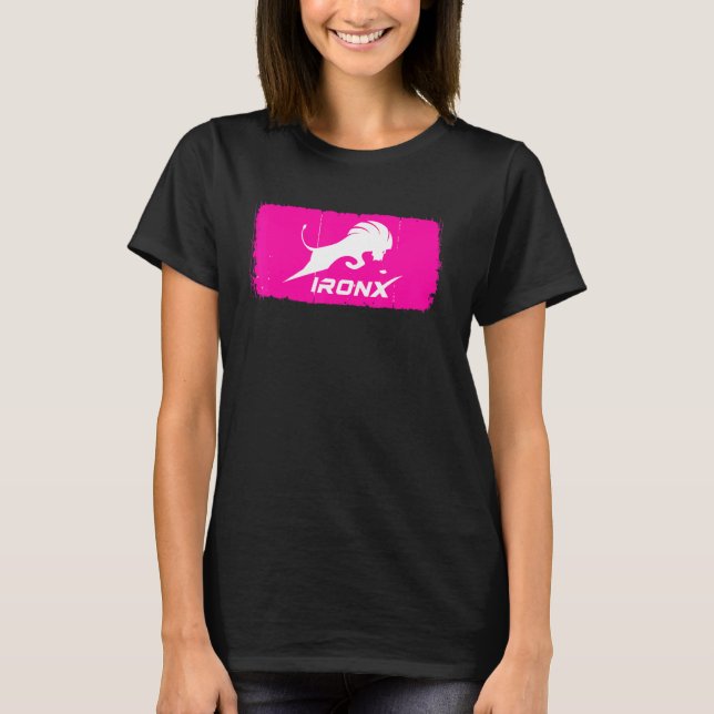 Ironx Fit in Box Fuchsia T Shirt (Framsida)