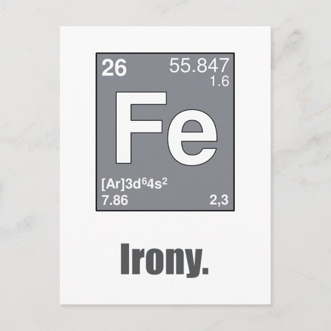 Irony Vykort (Framsida)