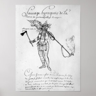 Iroquis Indian of Canada Poster
