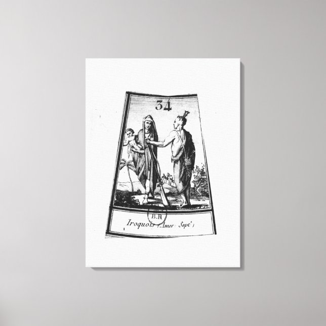 Iroquis indians canvastryck (Framsida)