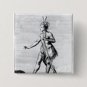 Iroquois bemannar, invånaren av Kanada Knapp