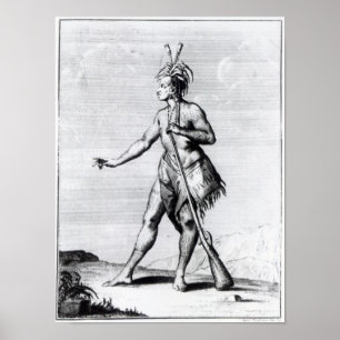 Iroquois bemannar, invånaren av Kanada Poster