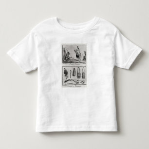 Iroquois familj, ärmar och prydnadar tee shirt