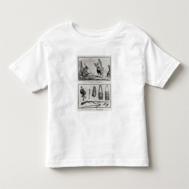 Iroquois familj, ärmar och prydnadar tee shirt (Framsida)