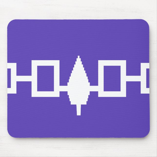 IroquoisConfederacy flagga Musmatta (Framsidan)