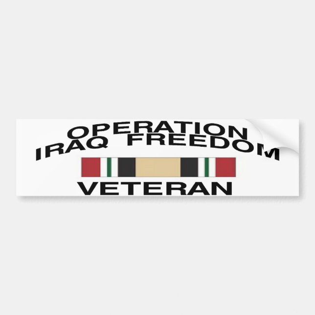 IRQ-FRIHETSKLISTERMÄRKE BILDEKAL (Framsidan)