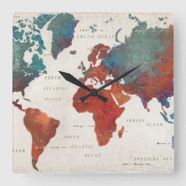 Irra ofta, irra alltid kartan med citationstecken fyrkantig klocka (Framsida)