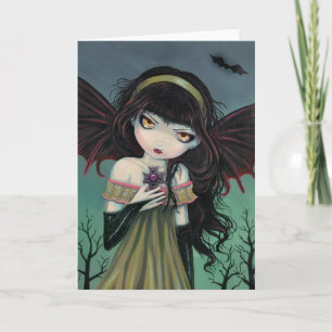 Irrande gotiskt vampyrfekort kort
