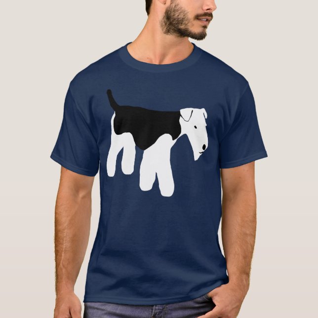 Irrande walesisk Terrier Tee Shirt (Framsida)