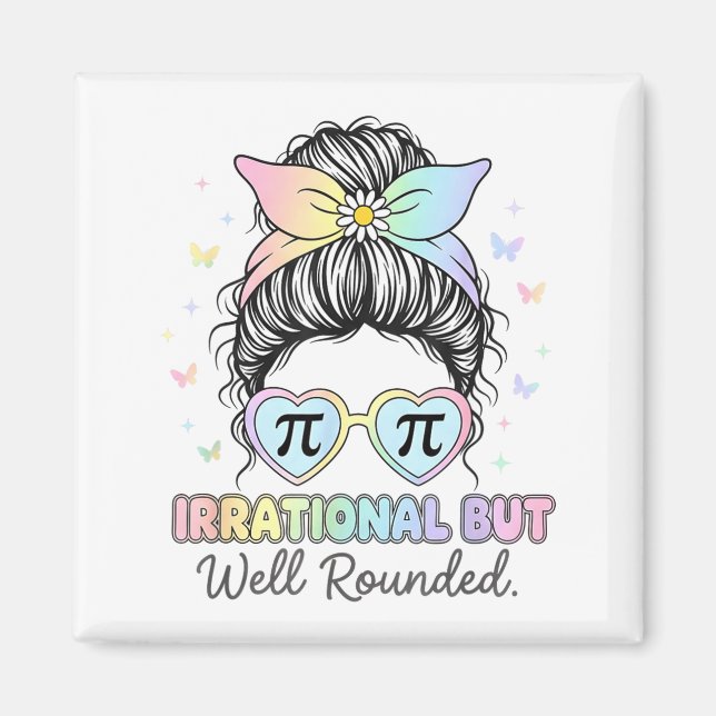 Irrational But Well Round Pi Number Math Teacher M Magnet (Framsidan)