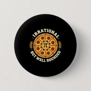 Irrationell Men Väl Avrundad Pizza Pi Symbol Matem Knapp
