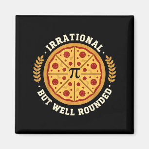 Irrationell Men Väl Avrundad Pizza Pi Symbol Matem Magnet