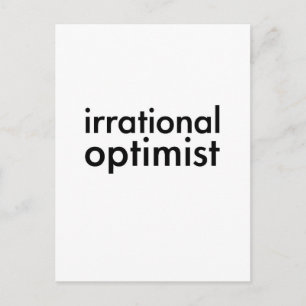 Irrationell optimist vykort