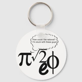 Irrationella budskap nyckelring