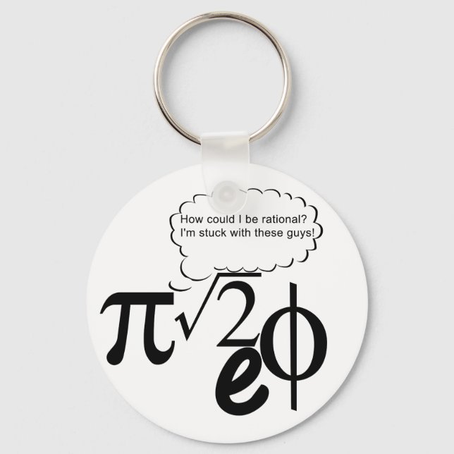 Irrationella budskap nyckelring (Framsida)