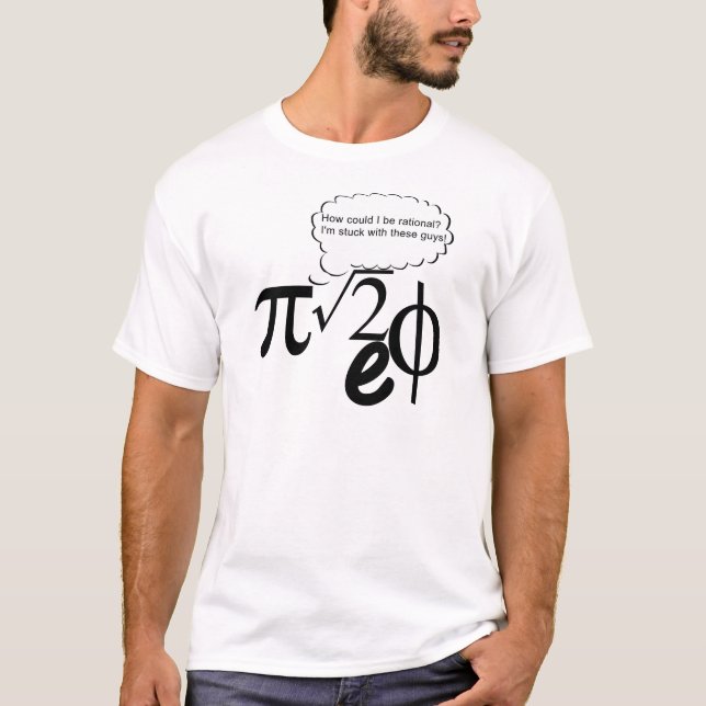 Irrationella kompisar t-shirt (Framsida)