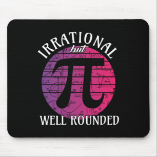 Irrationella men väl rundade Math Women Pi Day Tea Musmatta
