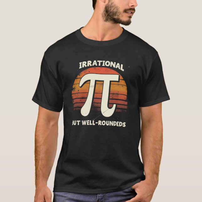 Irrationella men välrundade t shirt (Framsida)