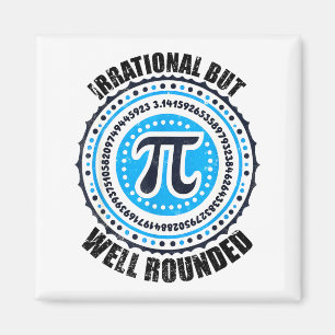 Irrationellt Men Väl Runt 3,14 Pi Nummer Symbol Ma Magnet
