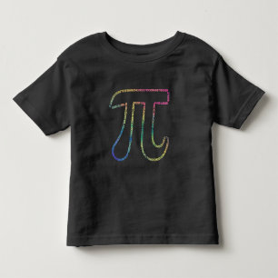 Irrationellt nummer Pi Dag 3.14 Math-färgat T Shirt