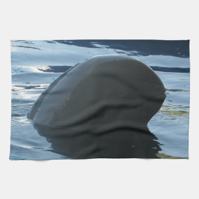 Irrawaddy Dolphin Peek-A-Boo Kökshandduk (Horisontell)