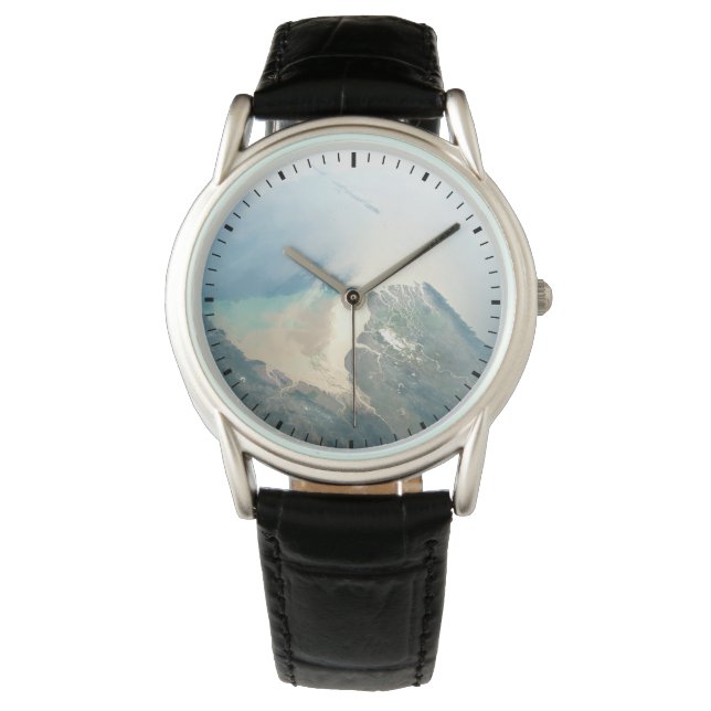 Irrawaddy River Delta in Burma (Myanmar). Armbandsur (Framsida)