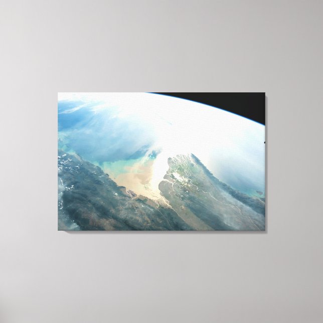 Irrawaddy River Delta in Burma (Myanmar). Canvastryck (Framsida)