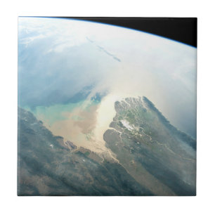 Irrawaddy River Delta in Burma (Myanmar). Kakelplatta