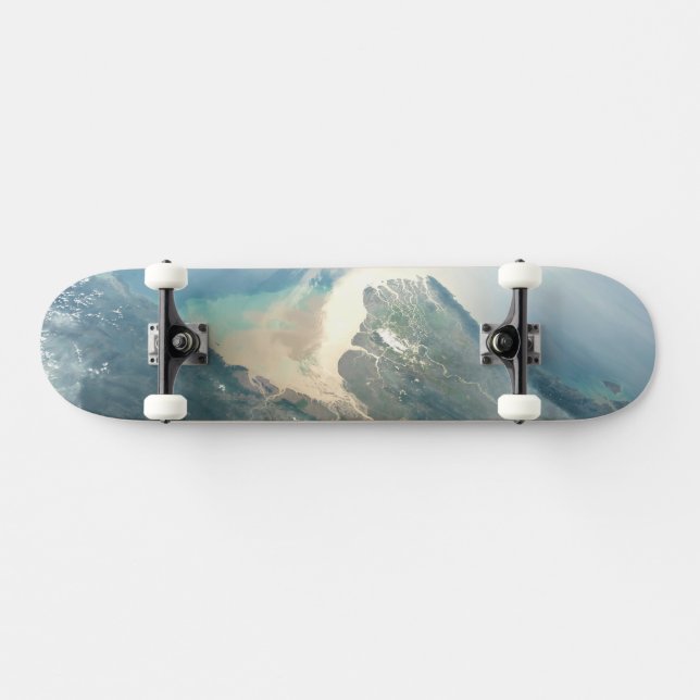 Irrawaddy River Delta in Burma (Myanmar). Mini Skateboard Bräda 18,5 Cm (Horz)